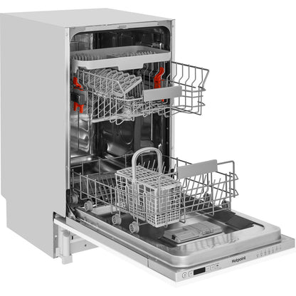 Hotpoint  HSIC3M19CUKN 45cm Slimline Integrated Dishwasher - Stainless Steel