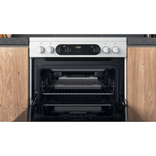 Load image into Gallery viewer, Hotpoint HDM67V9CMW White 60cm Double Oven Electric Cooker
