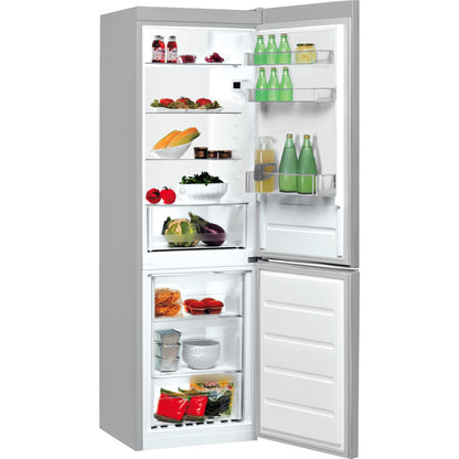 Indesit LI8S1ESUK 60cm Low Frost Fridge Freezer - Silver