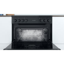Load image into Gallery viewer, Indesit ID67V9KMBUK Double cooker - Black
