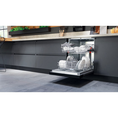 Hotpoint Aquarius HBC2B19UKN Black Semi-Integrated Dishwasher