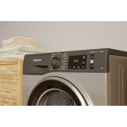 Hotpoint NM11948GCAUK 9kg 1400 Spin Washing Machine - Graphite