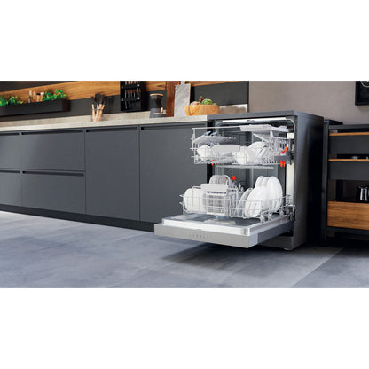 Hotpoint HFC3C26WCX UK Dishwasher - Inox