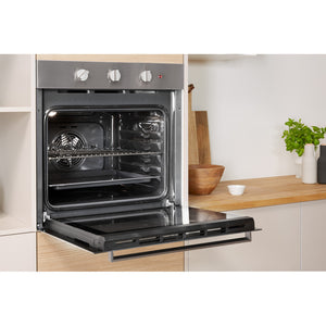 Indesit Aria IFW6230IXUK Electric Single Built-in Oven in Stainless Steel