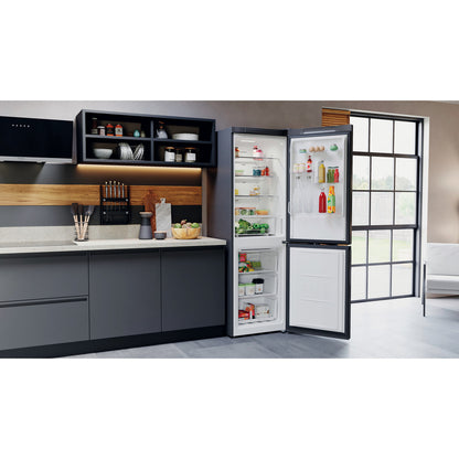 Hotpoint H5X82OSK 60cm FrostFree Fridge Freezer E Low Energy - Silver Black
