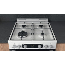 Load image into Gallery viewer, Hotpoint HD67G02CCW 60cm Gas Double Oven Cooker
