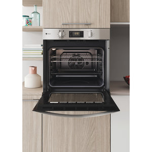 Indesit KFWS3844HIXUK 71Litre Built in electric oven: inox colour, self cleaning