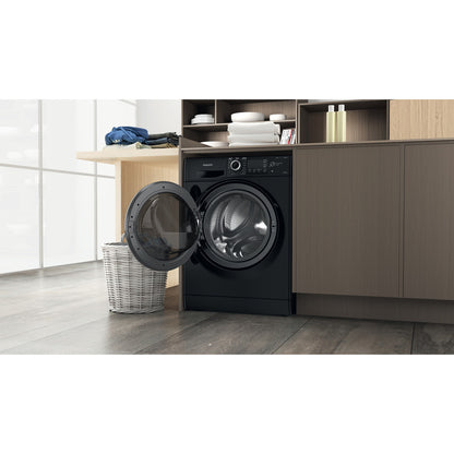 Hotpoint Anti-Stain NDB9635BSUK 9+6KG Washer Dryer with 1400 rpm - Black