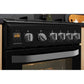 Hotpoint HD5G00CCBK Black 50cm Double Oven Gas Cooker