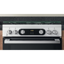 Load image into Gallery viewer, Hotpoint HD67G02CCW 60cm Gas Double Oven Cooker
