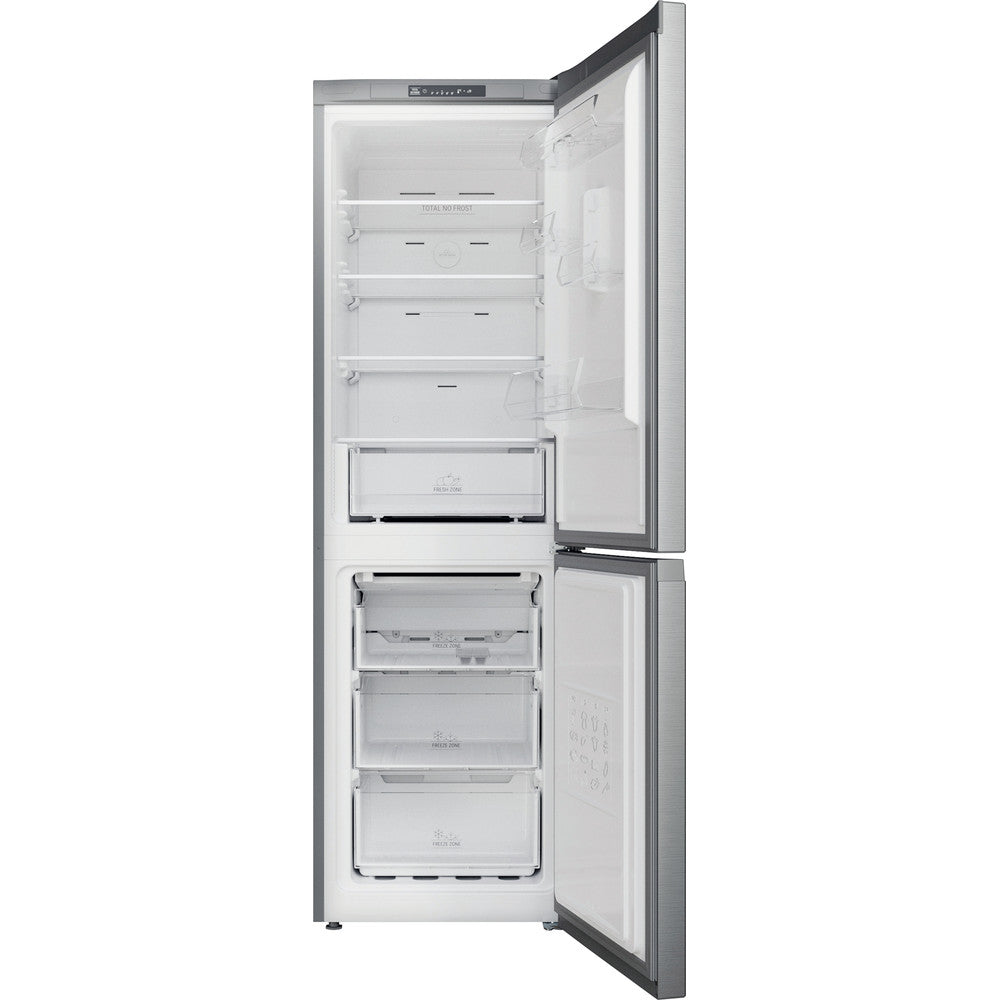 Hotpoint H3X81ISX 60cm FrostFree Fridge Freezer - Satin Stainless Steel