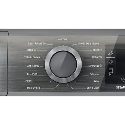Hotpoint H8W946SBUK 9Kg Direct Drive Washing Machine - Silver