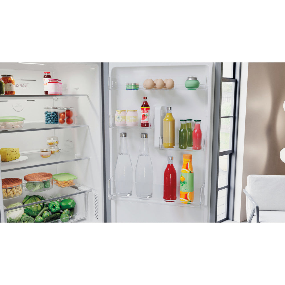 Hotpoint H3X81ISX 60cm FrostFree Fridge Freezer - Satin Stainless Steel