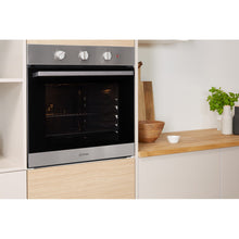 Load image into Gallery viewer, Indesit Aria IFW6230IXUK Electric Single Built-in Oven in Stainless Steel
