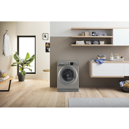 Hotpoint NSWM1046GGUK 10KG Washing Machine - Graphite