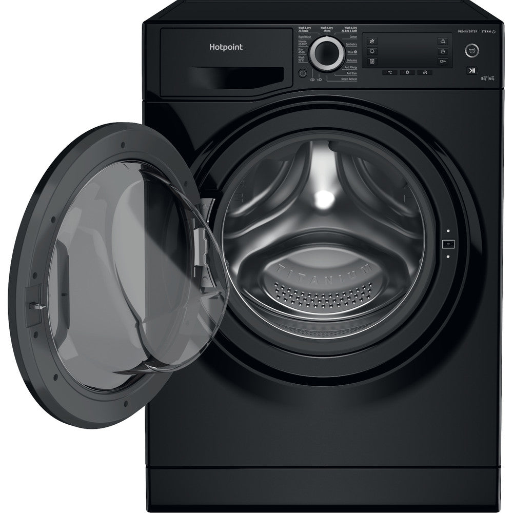 Hotpoint ActiveCare NDD8636BDAUK 8+6KG Washer Dryer with 1400 rpm - Black