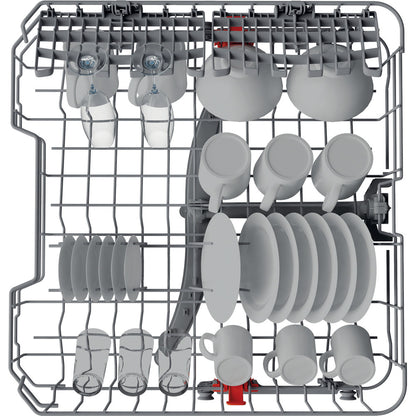 Hotpoint Aquarius HBC2B19UKN Black Semi-Integrated Dishwasher