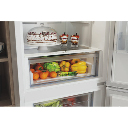 Indesit INFC850TI1S1 60cm Frost Free Fridge Freezer Silver 1.86m F Rated