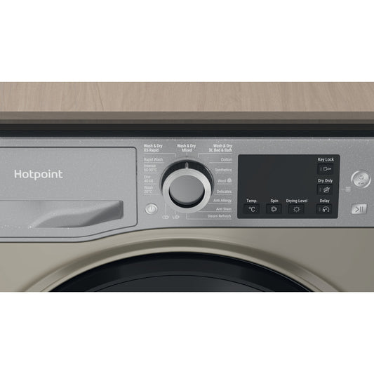 Hotpoint Anti-Stain NDB9635GKUK 9+6KG Washer Dryer with 1400 rpm - Graphite