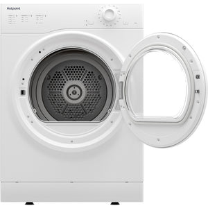 Hotpoint H1D80WUK 8Kg Load Vented Tumble Dryer - White