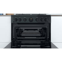 Load image into Gallery viewer, Indesit ID67G0MCBUK Double Cooker - Black
