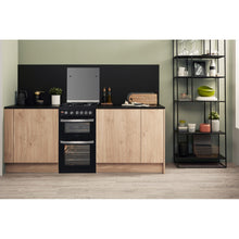 Load image into Gallery viewer, Hotpoint HD5G00CCBK Black 50cm Double Oven Gas Cooker
