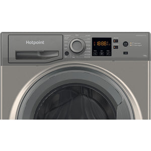 Hotpoint NSWM1045CGGUKN 10KG Washing Machine - Graphite