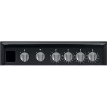 Load image into Gallery viewer, Hotpoint HD5G00CCBK Black 50cm Double Oven Gas Cooker
