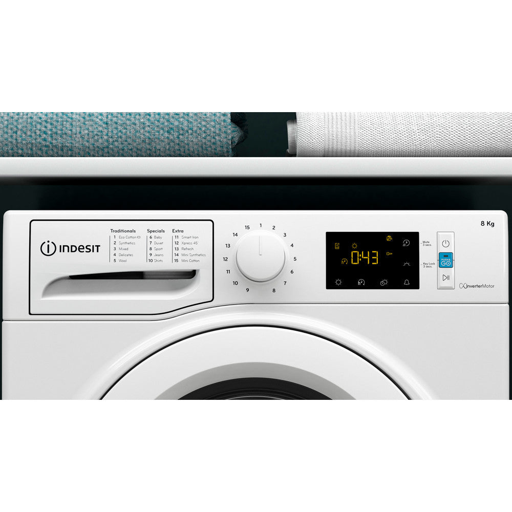 Indesit I3D81WUK 8Kg Condenser Tumble Dryer - White