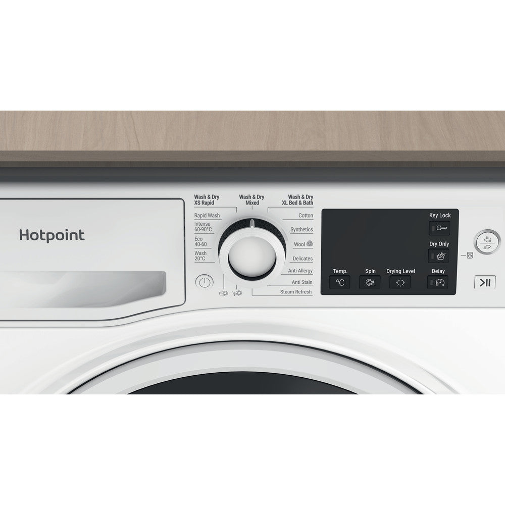 Hotpoint Anti-Stain NDB8635WUK 8+6KG Washer Dryer with 1400 rpm - White