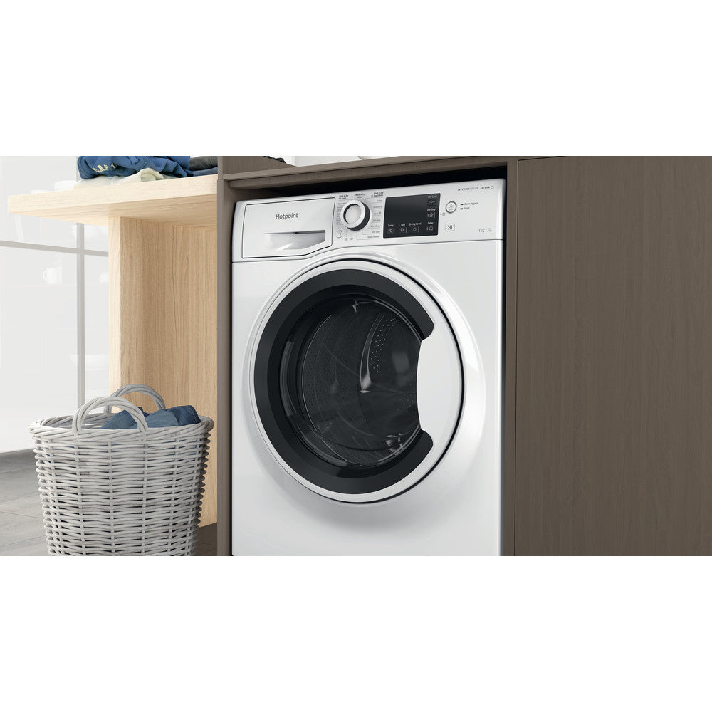 Hotpoint Anti-Stain NDB 11724WUK 11+7KG Washer Dryer with 1600 rpm - White