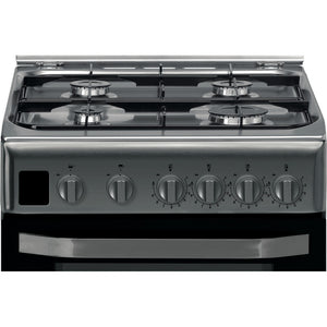 Hotpoint HD5G00CCX Stainless Steel 50cm Double Oven Gas Cooker