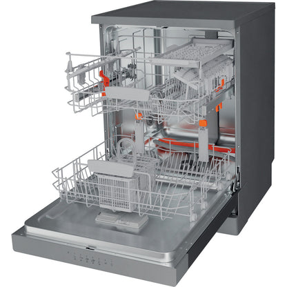 Hotpoint HFC3C26WCX UK Dishwasher - Inox