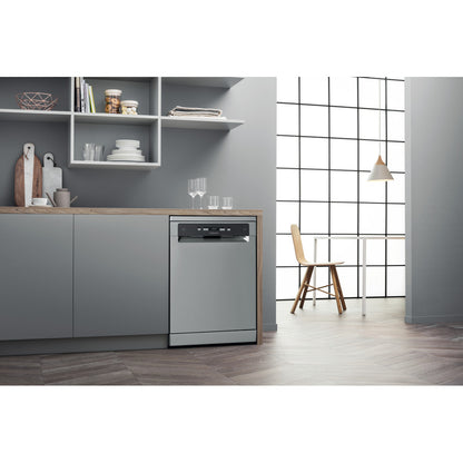 Hotpoint HFC3C26WCX UK Dishwasher - Inox