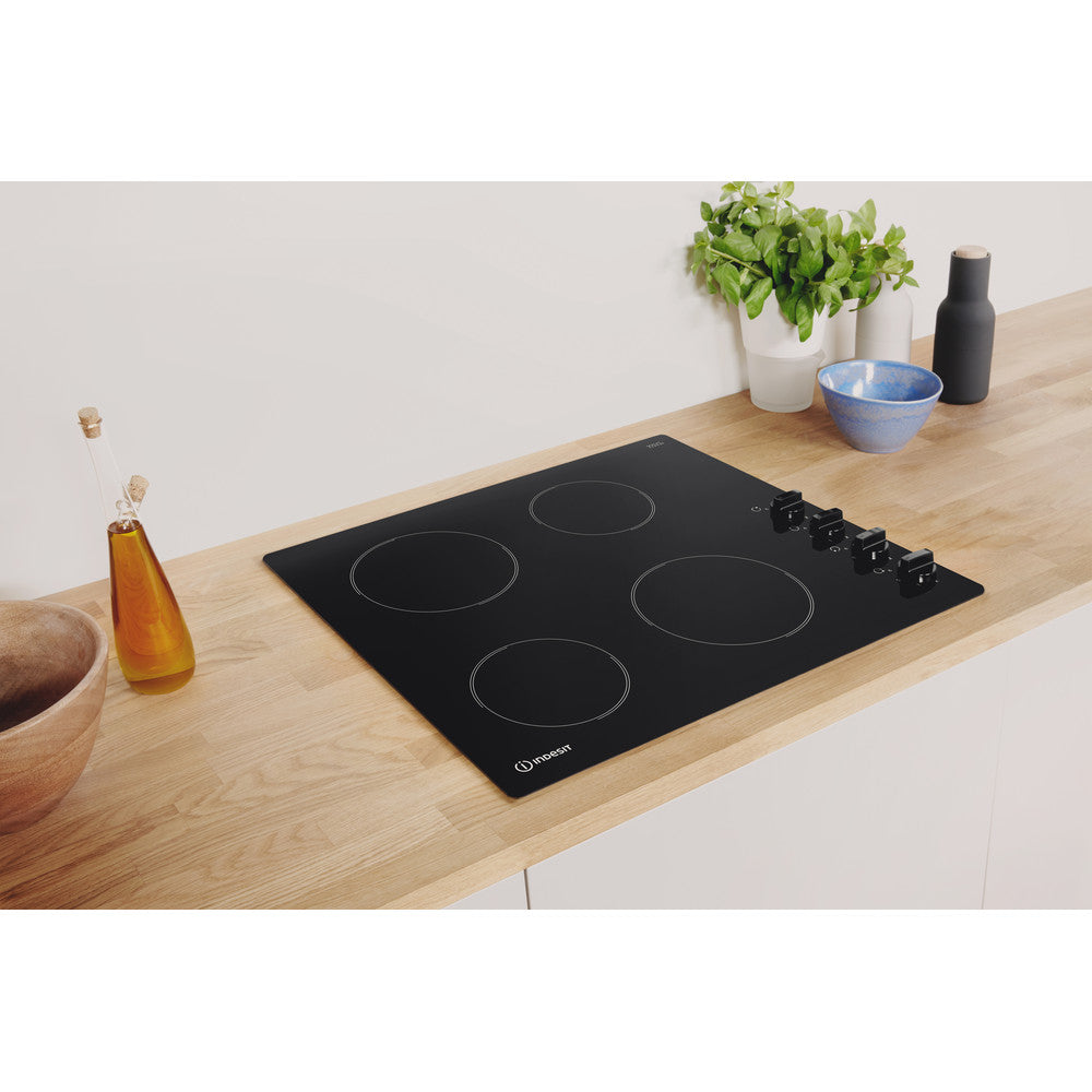 Indesit RI860C 60cm Frameless Ceramic Electric Hob Manual Control