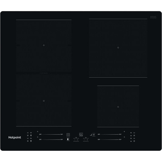 Hotpoint TS5760FNE 60cm Flexizone Induction Hob Black
