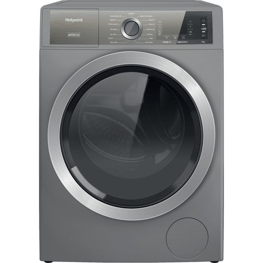 Hotpoint H8W946SBUK 9Kg Direct Drive Washing Machine - Silver