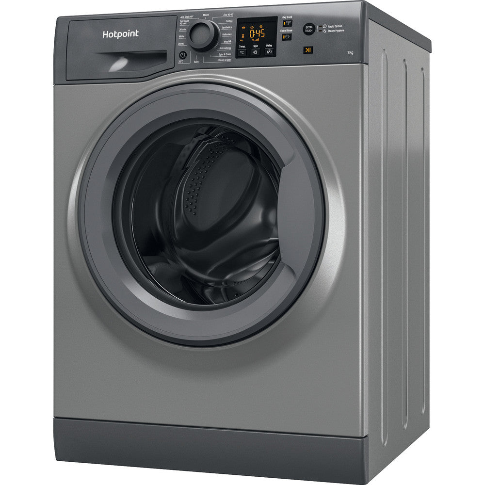 Hotpoint NSWF7469GGUK Graphite 7Kg Load 1400 Spin Washing Machine