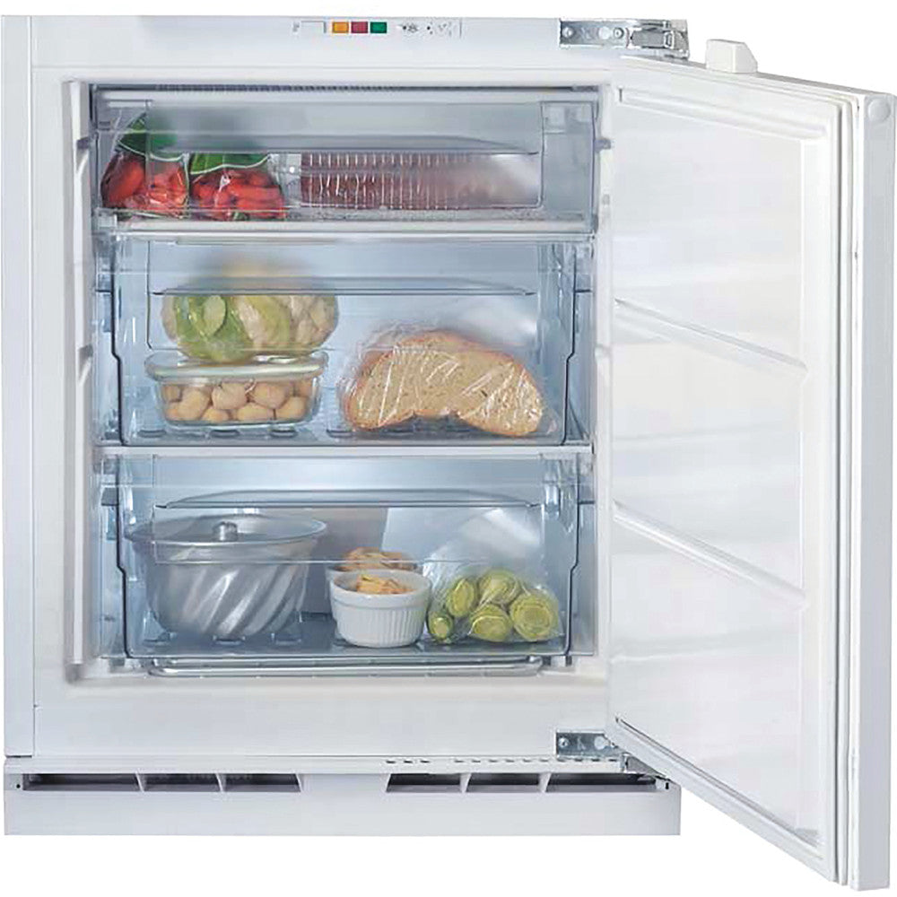 Indesit INBUFZ011 60cm Built Under Integrated Freezer, 91L