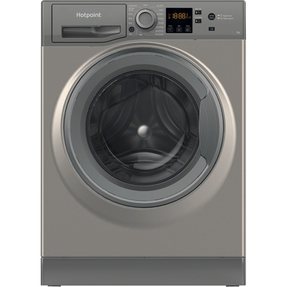 Hotpoint NSWF743UGGUKN Graphite 7Kg Load 1400 Spin Washing Machine