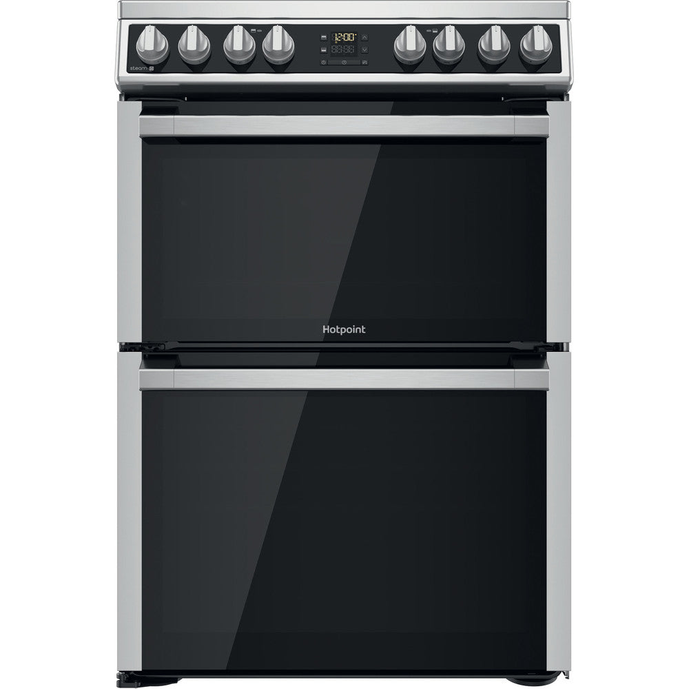 Hotpoint HDM67V8D2CX/UK Electric Double Cooker - Inox