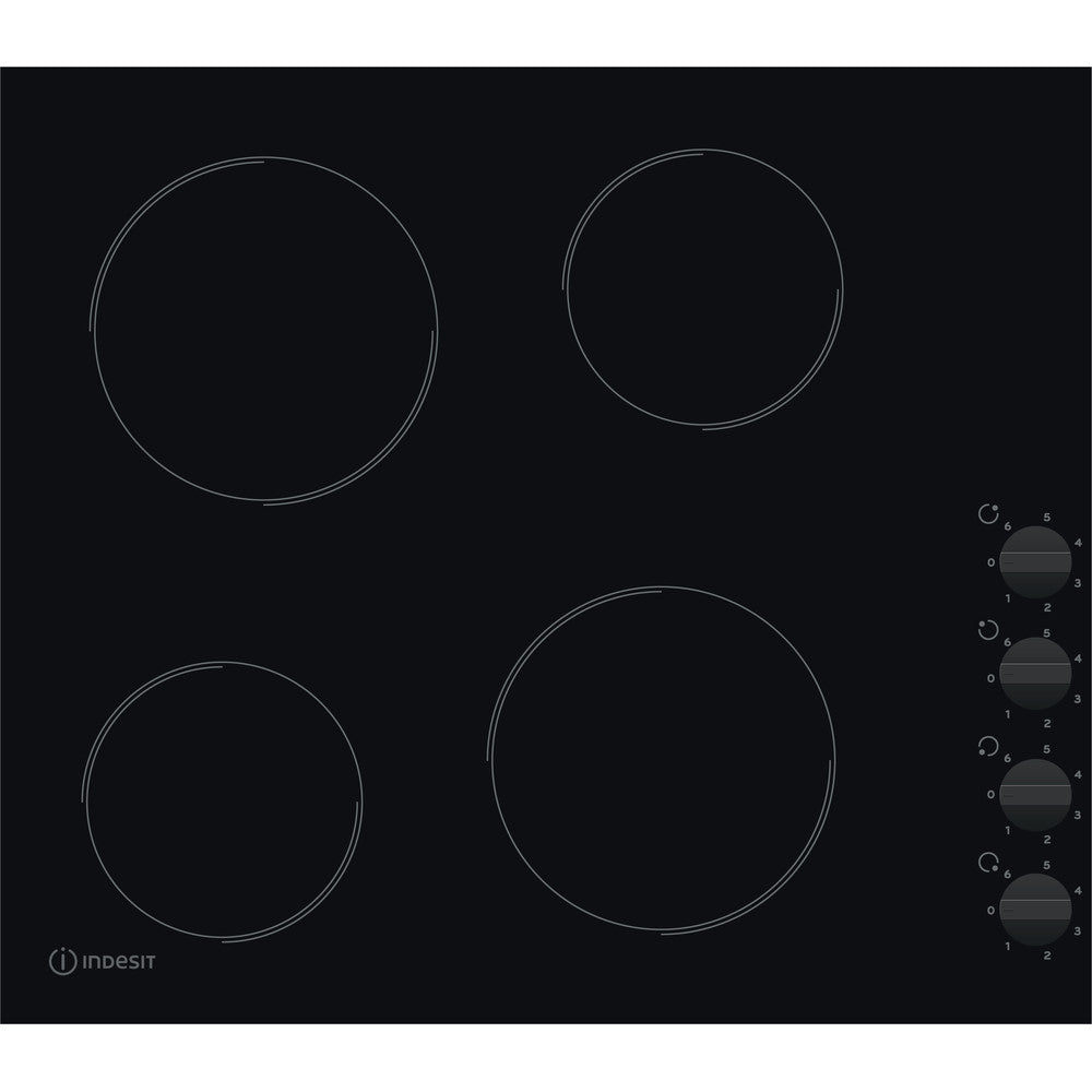 Indesit RI860C 60cm Frameless Ceramic Electric Hob Manual Control