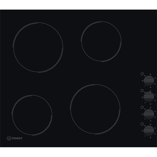 Indesit RI860C 60cm Frameless Ceramic Electric Hob Manual Control