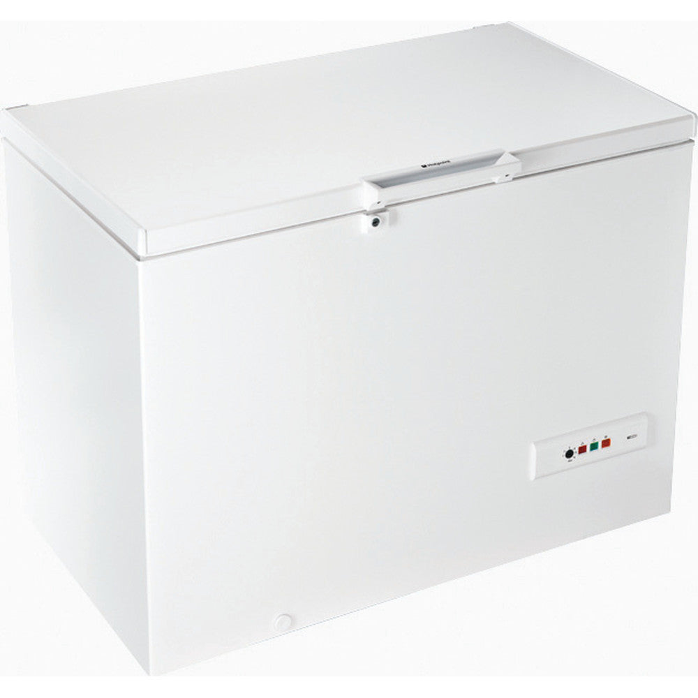 Hotpoint CS1A300HFA 118cm  FrostAway Chest Freezer in White, 312 Litre, A+