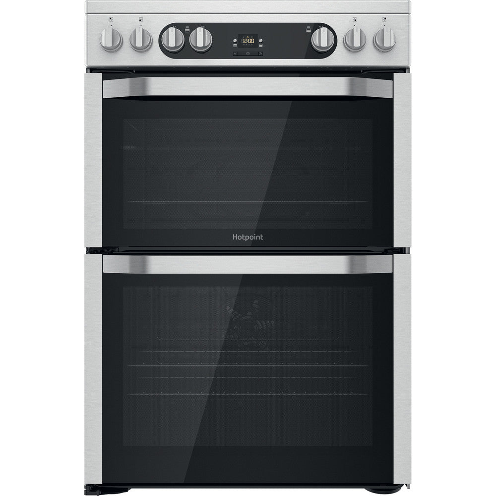 Hotpoint HDM67V9HCX Stianless Steel 60cm Double Oven Electric Cooker