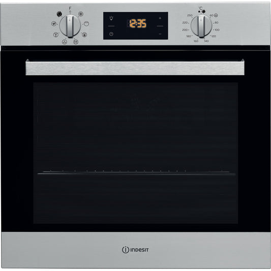 Indesit Aria IFW6340IX UK Electric Single Built-in Oven in Stainless Steel