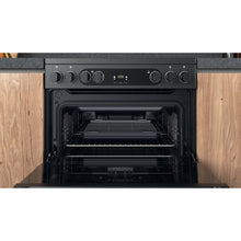 Load image into Gallery viewer, Hotpoint CD67V9H2CA/UK Electric Freestanding 60cm Double Cooker - Dark Grey
