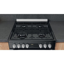 Load image into Gallery viewer, Hotpoint HDM67G9C2CB Black Double Oven Dual Fuel Cooker
