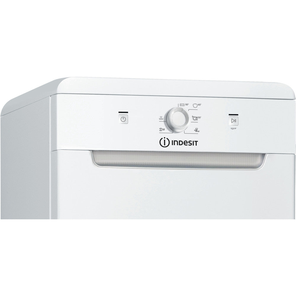 Indesit DSFE1B10UKN White Slimline 10 Place Dishwasher