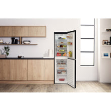 Load image into Gallery viewer, Hotpoint HBNF55181B Black 183cm Tall FrostFree Fridge Freezer

